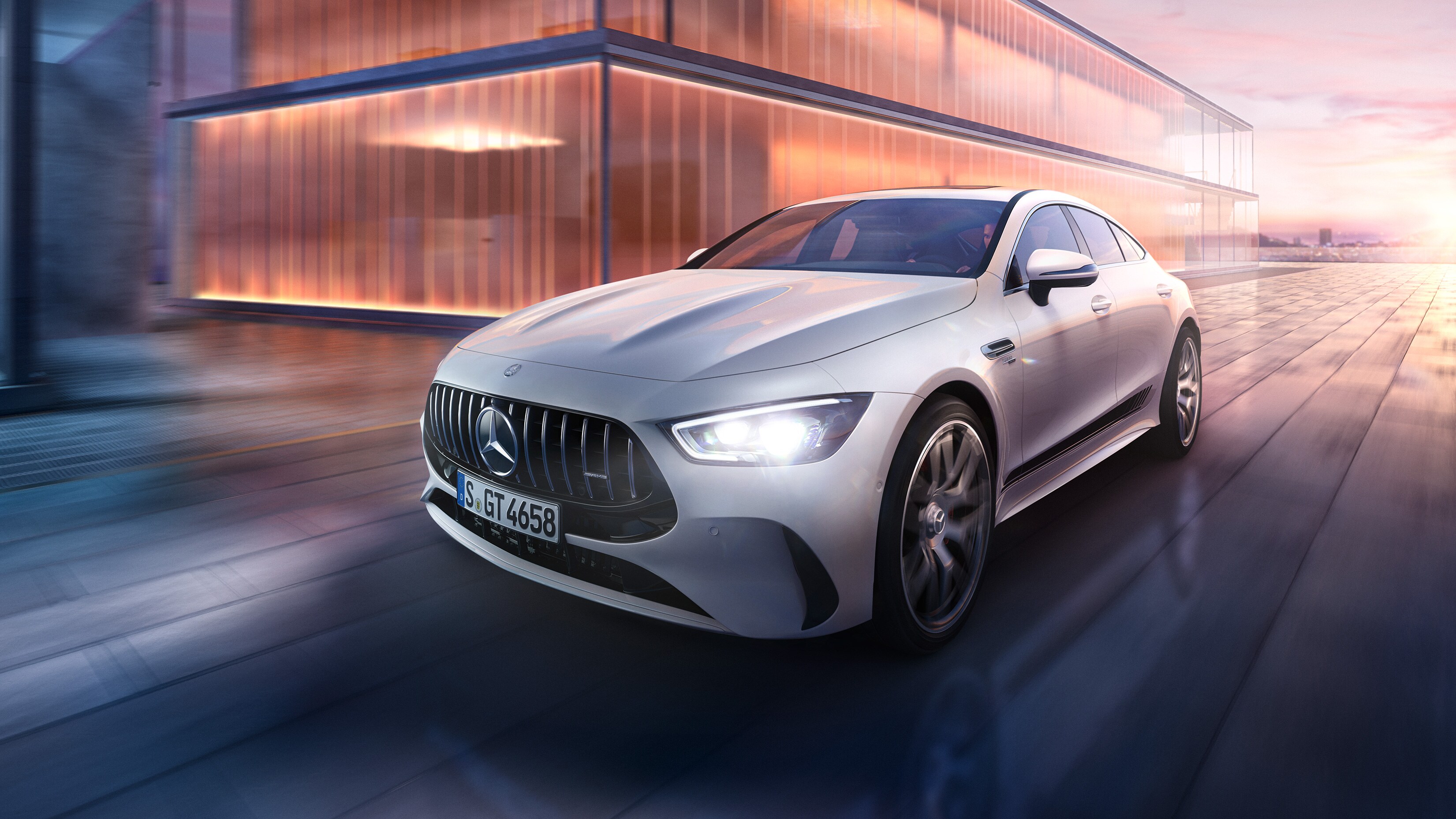 AMG Performance Luxury | Lo que nos impulsa | Mercedes-AMG Vista frontal de un coche deportivo Mercedes-AMG.