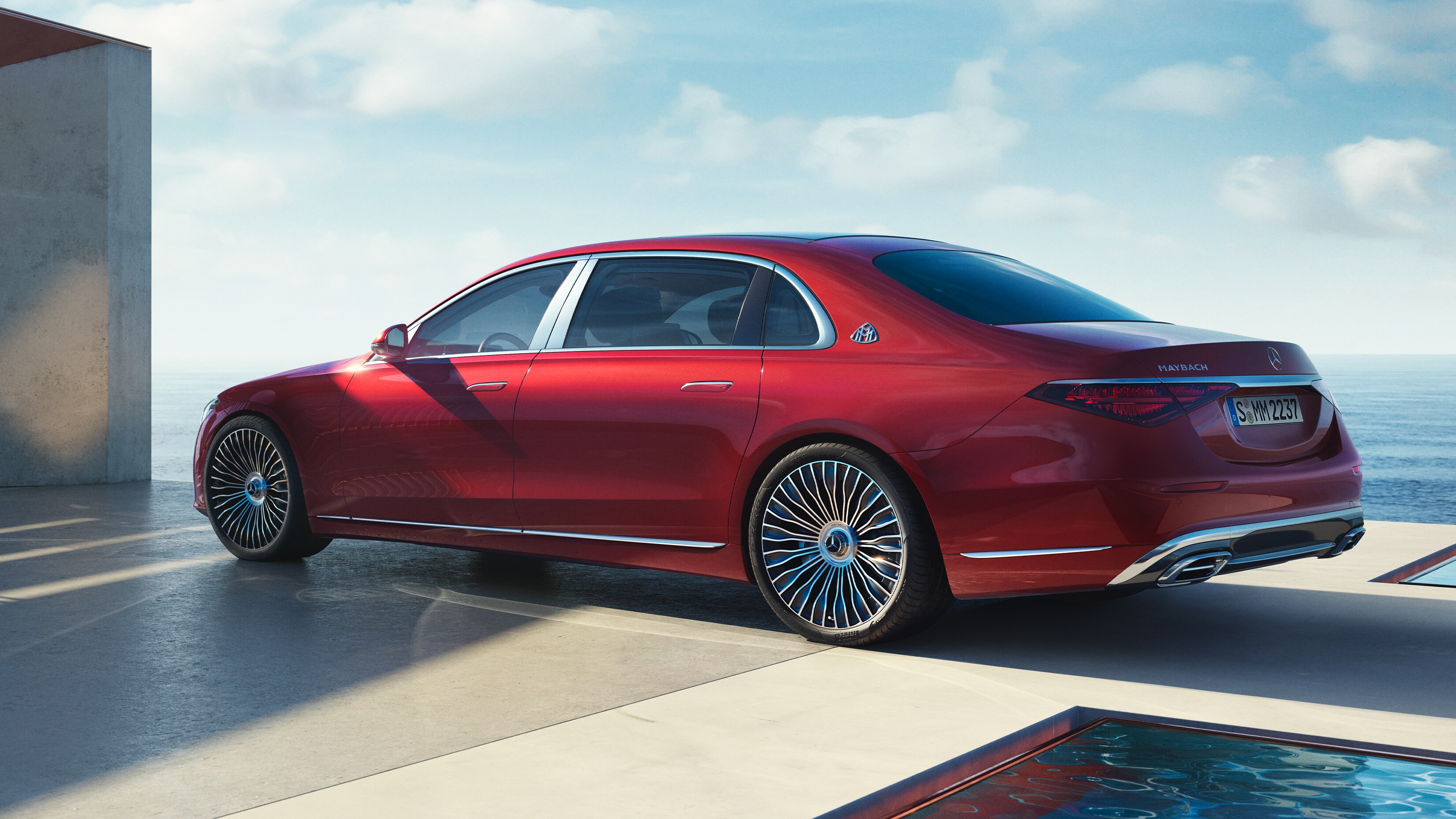 Clase S Berlina | Marca | Mercedes-Maybach Vista lateral del Clase S Mercedes-Maybach Berlina.