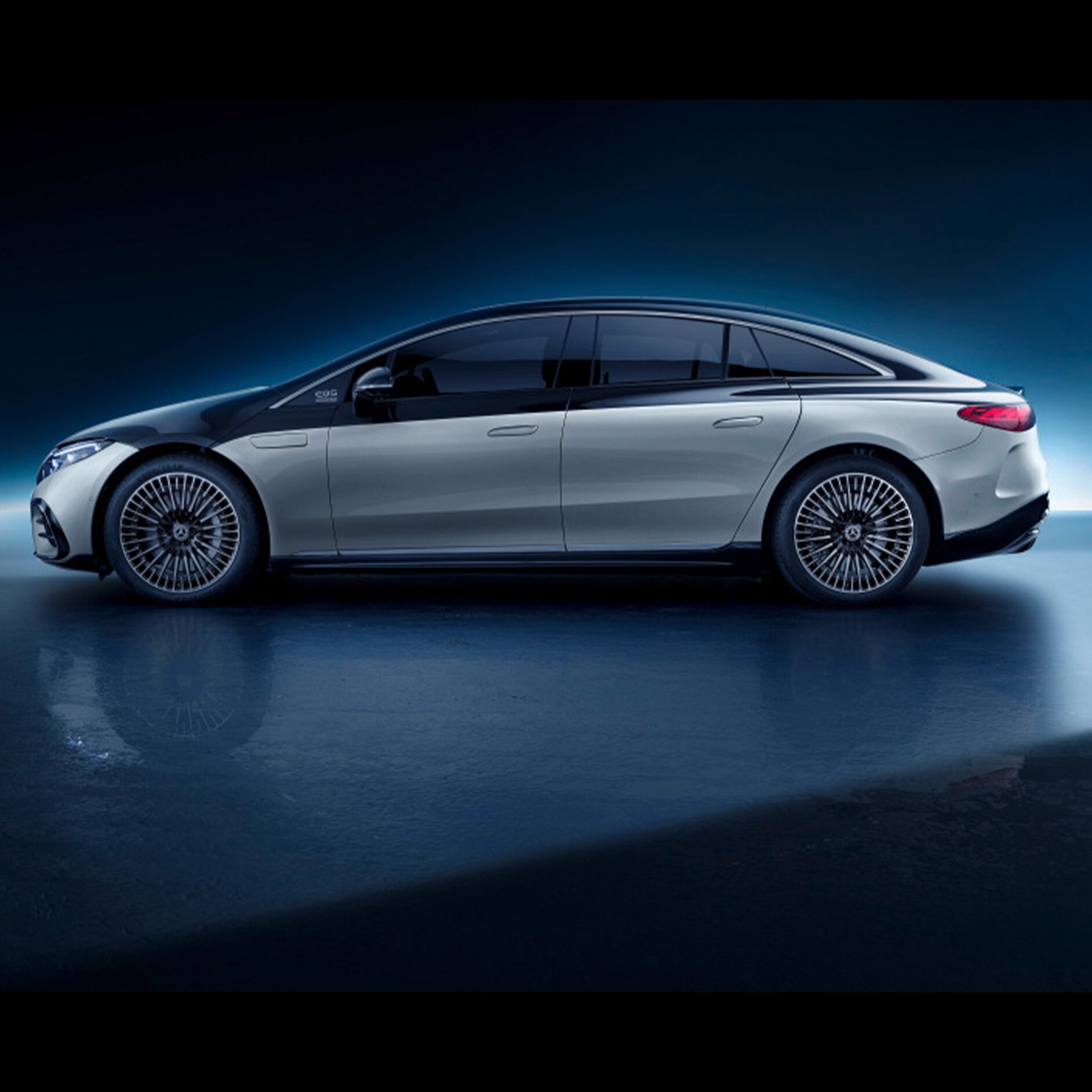 EQS | Mercedes-EQ Vista lateral del EQS de Mercedes-EQ